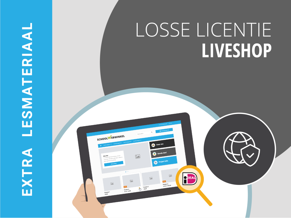 Extra liveshop | losse liveshop-licentie