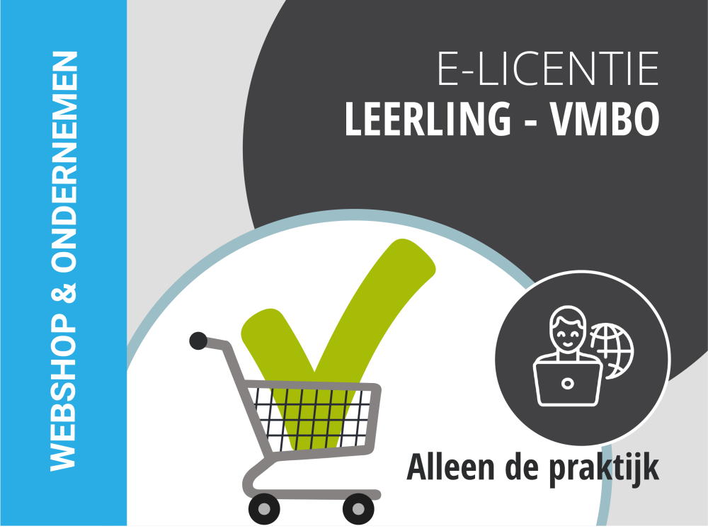 VMBO | Leerling e-licentie | Webshop & Ondernemen | Alleen de Praktijk