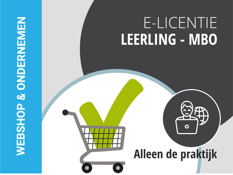 MBO | Student e-licentie | Webshop & Ondernemen | Alleen de Praktijk