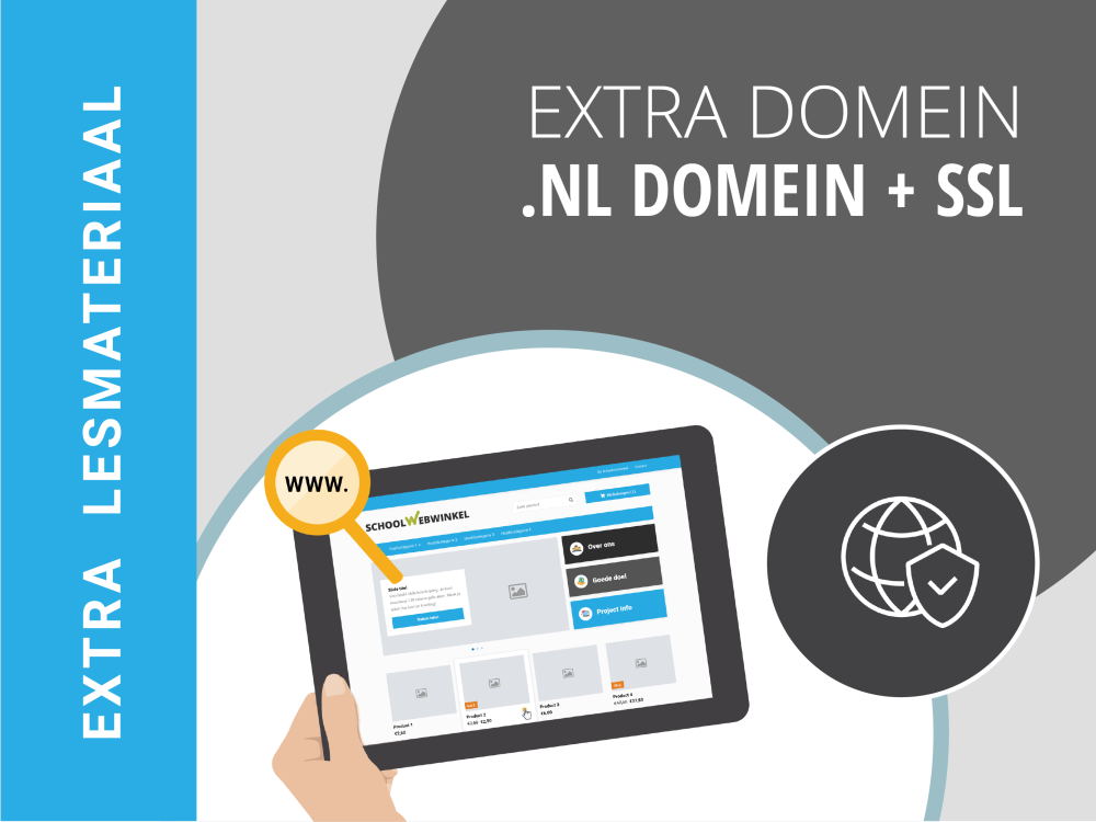 Extra domein | .nl domein + SSL certificaat