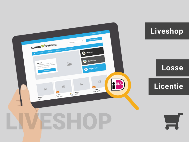 Extra liveshop | losse liveshop-licentie